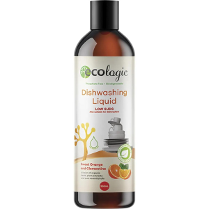 A ecologic dishwashing liquid free from nasties that can be used when hand washing or in the dishwasher.