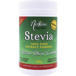 Nirvana Organics Stevia 100% pure extract powder