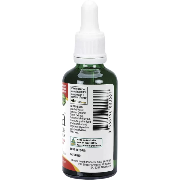 Nirvana Organics Liquid Stevia Butterscotch - Image 3