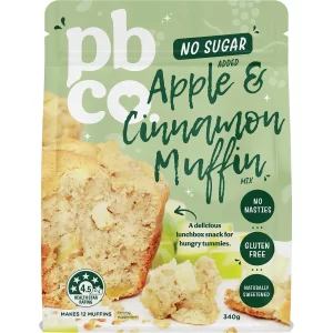 PBCo. Low Carb Apple & Cinnamon Muffins