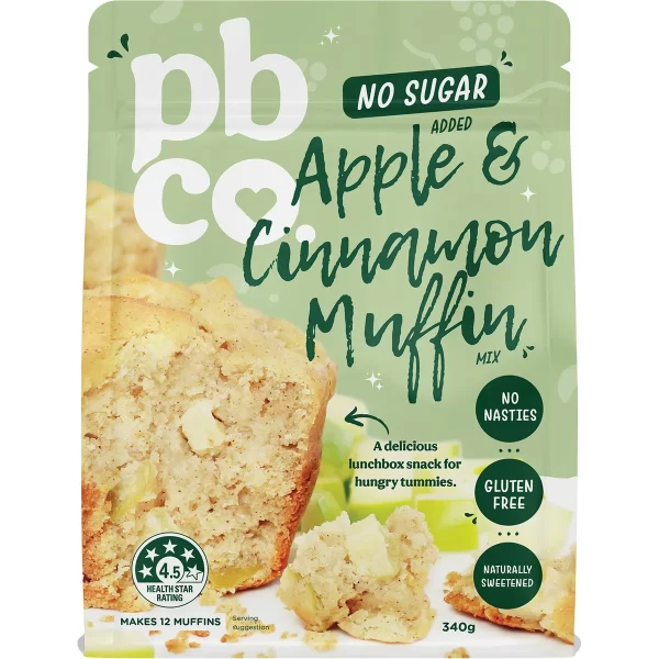 PBCo. Low Carb Apple & Cinnamon Muffins