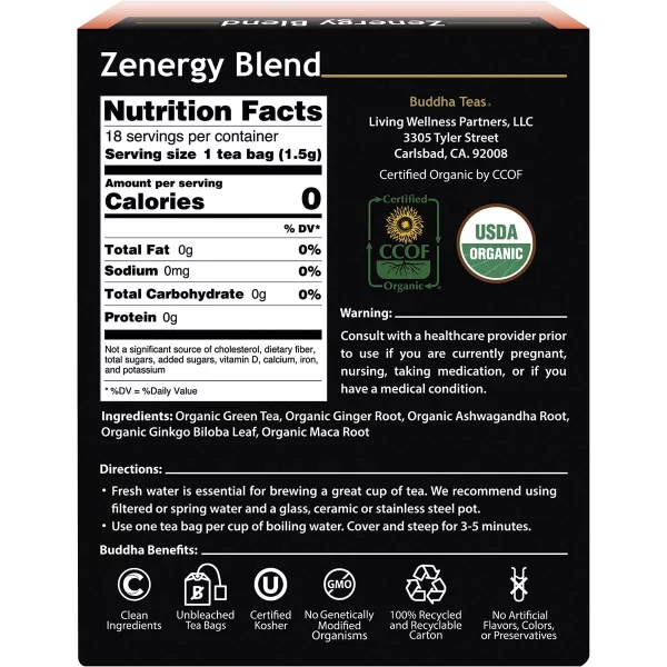 Buddha Tea Zenergy Blend - Image 2