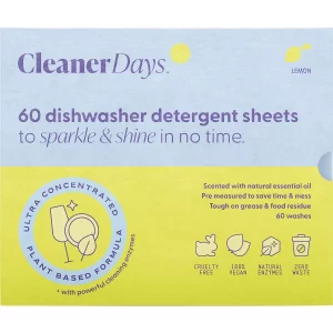 Cleaner Days Dishwasher Sheets