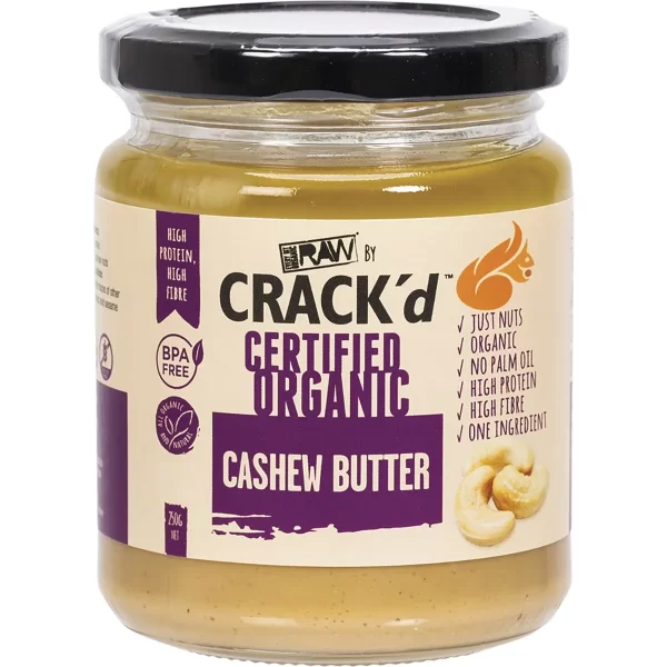 Crack'd Certified Organic Cashew Butter