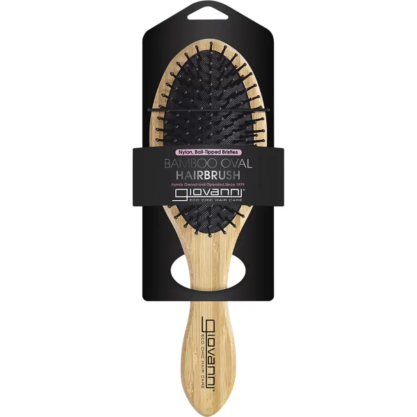 Giovanni Bamboo Oval Hairbrush - Image 2