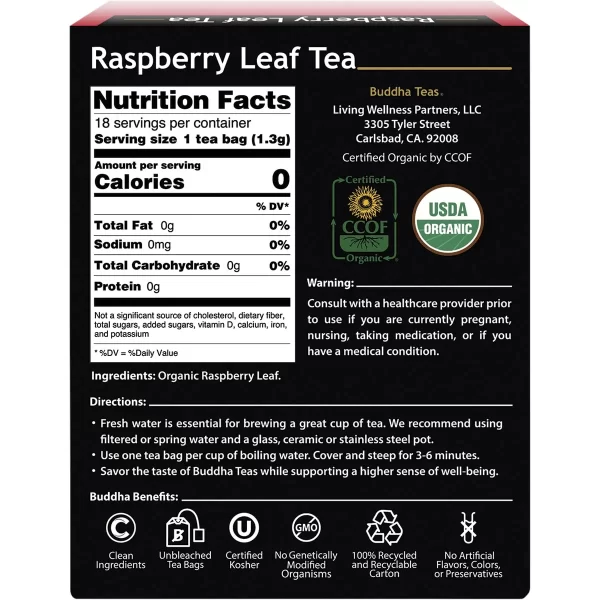 Buddha Tea Raspberry Leaf - Image 2